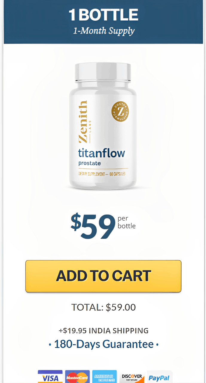 Titanflow 1 $59/bottle